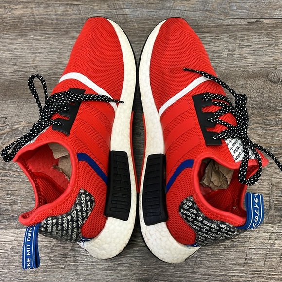 Adidas NMD R1 Transmission Pack Active Red FV5214 Men’s Size 10 - Picture 7 of 9